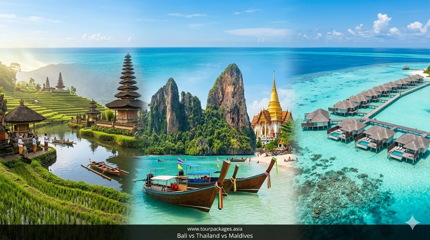 Bali vs Thailand vs Maldives: Which Destination Is Right for You