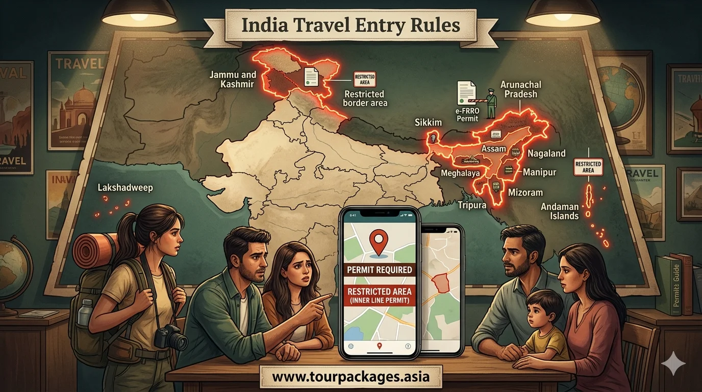 India Travel Entry Rules 2026: State-Wise Permits, Restricted Areas and Hidden Restrictions Every Traveller Must Know