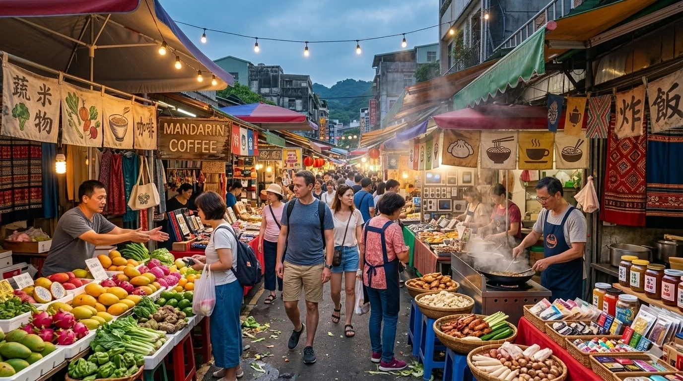 Markets in Taiwan: Vibrant Bazaars, Nightlife & Local Treasures