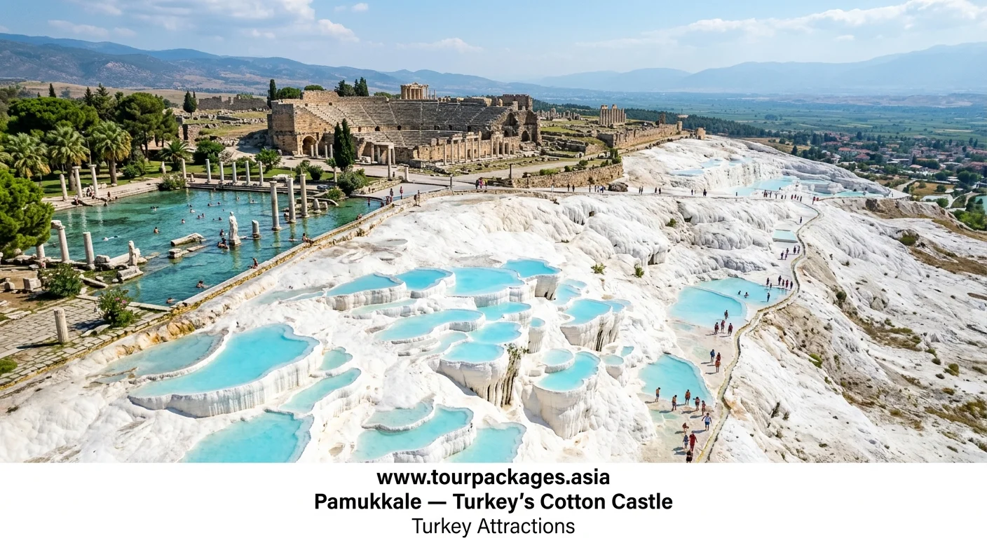Pamukkale Cotton Castle Turkey: Travertine Terraces, Hierapolis Ruins & Cleopatra's Pool Guide