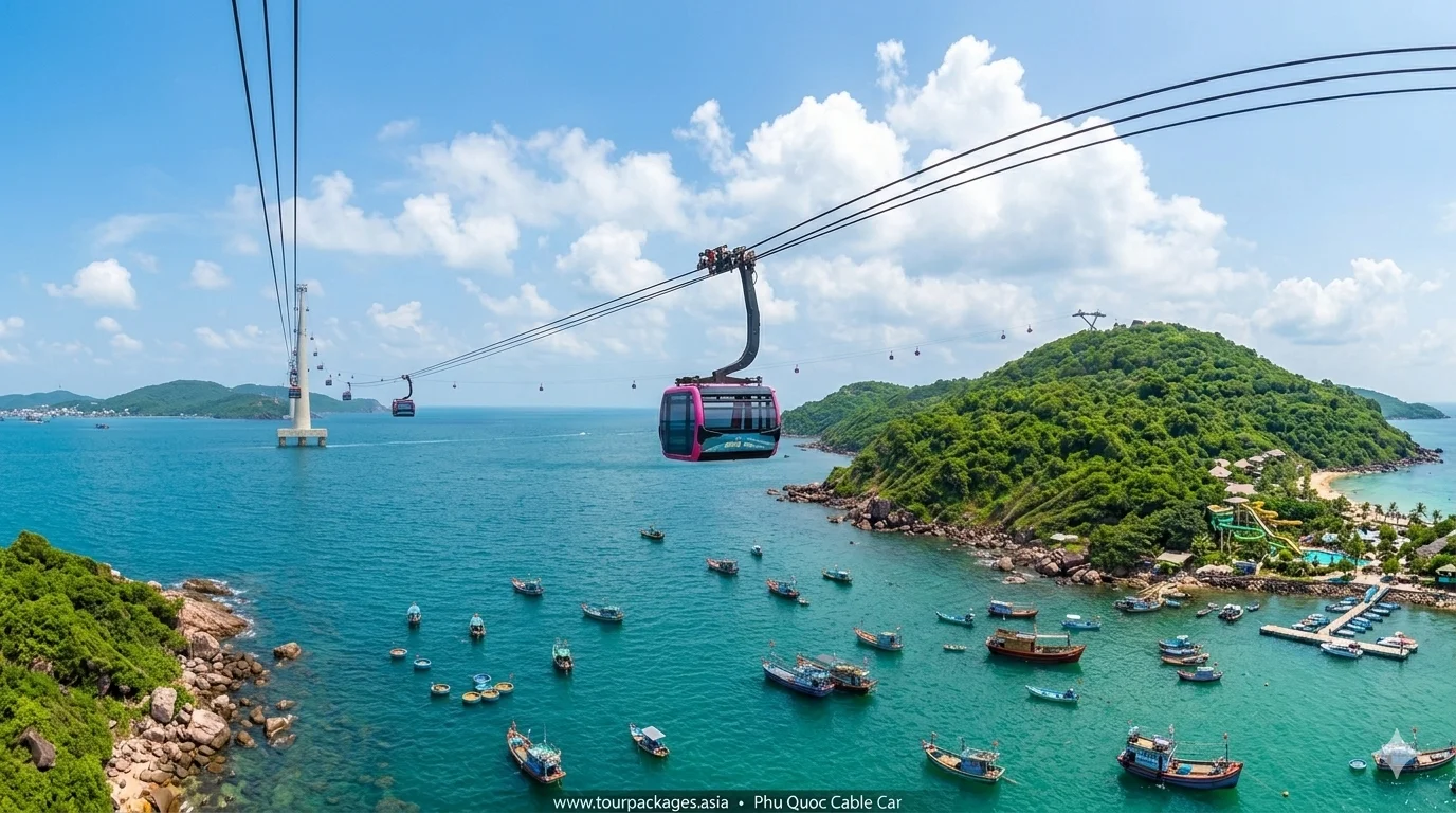 Phu Quoc Cable Car: Ride the World’s Longest Sea Cable Car to Hon Thom Island