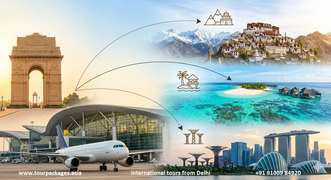 Coolest International Destinations You Can Fly to Directly from Delhi