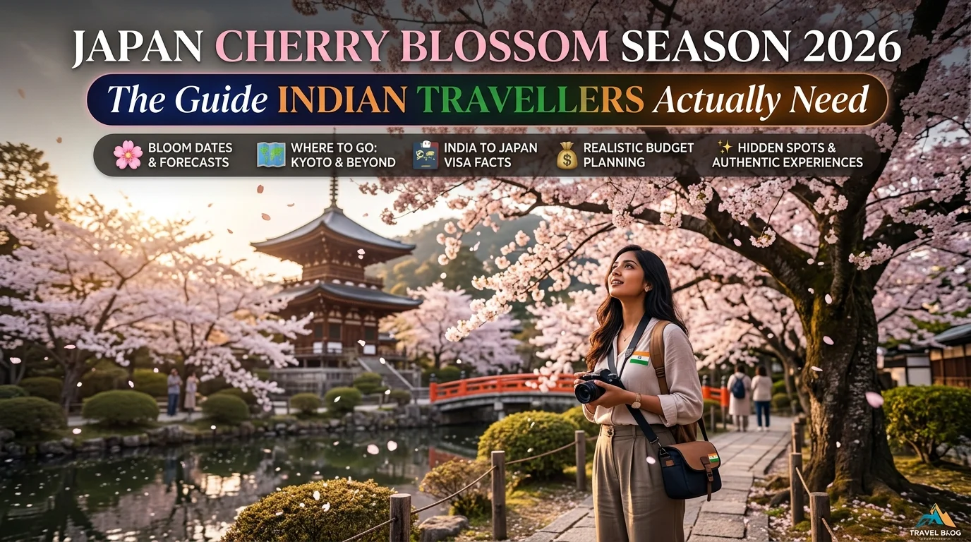 Japan sakura 2026 — Philosopher's Path Kyoto cherry blossom hanami Tokyo Shinjuku Gyoen Indian travel guide