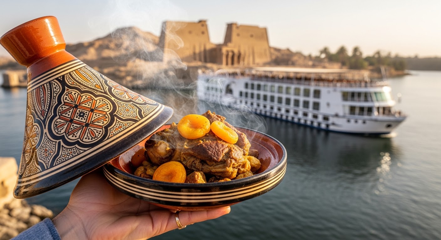 A Nile cruise is as much a culinary journey as it is a historical one.