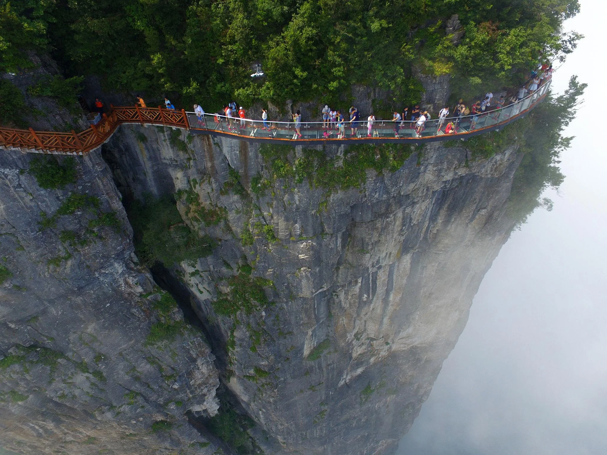 Zhangjiajie Avatar Mountains glass walkway China