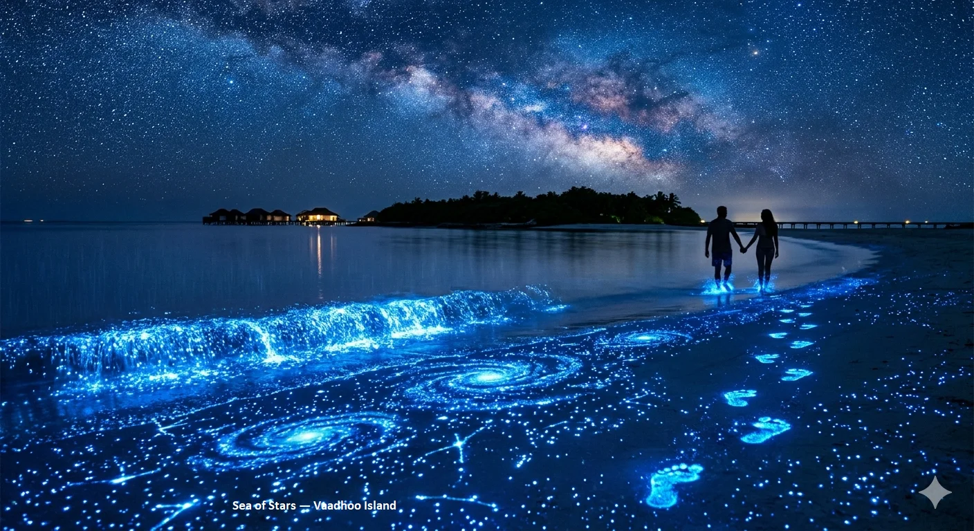 Sea of Stars Maldives: Complete Guide to the Bioluminescent Beach at Vaadhoo Island