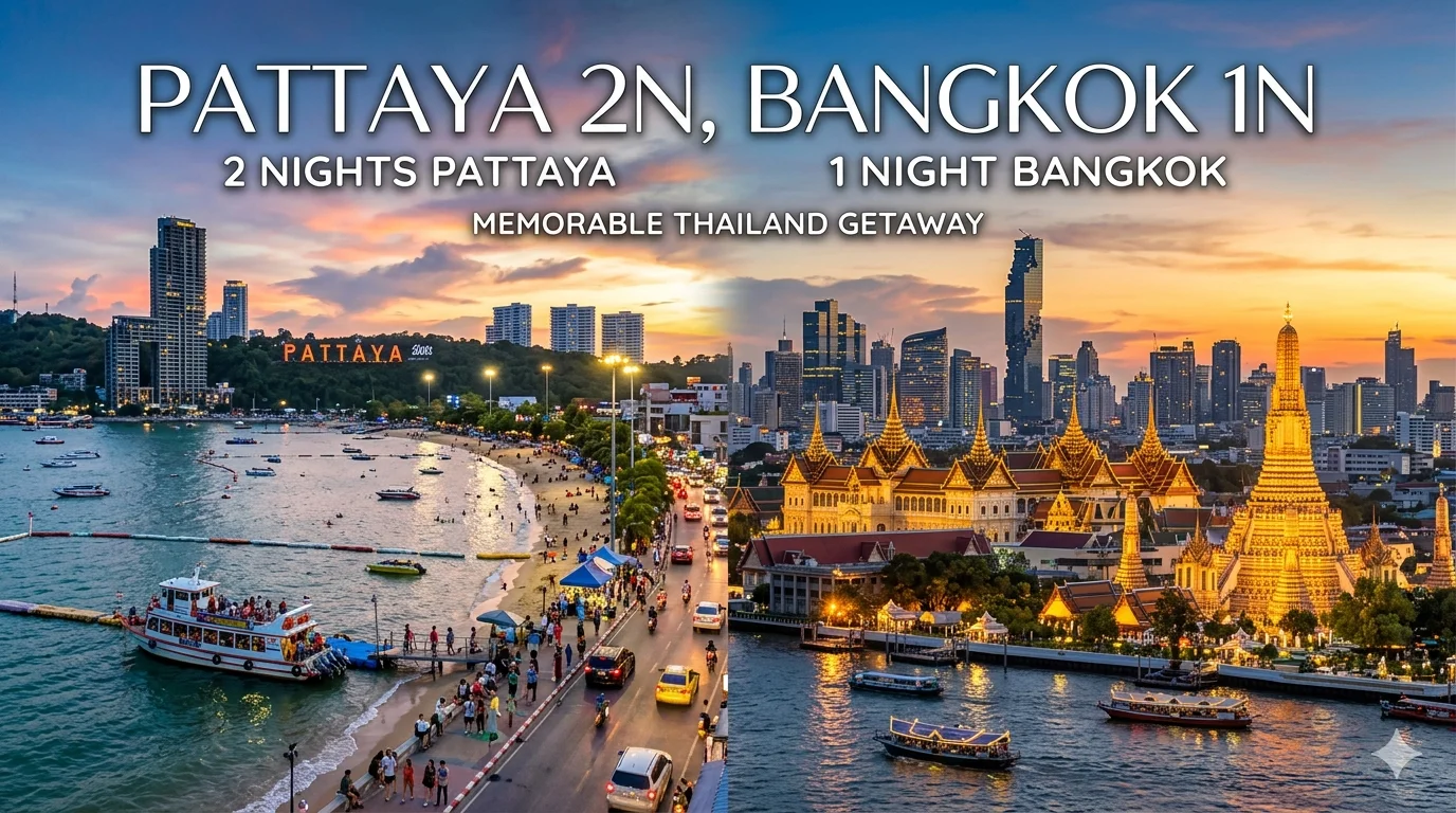 Pattaya & Bangkok Express – 4 Days